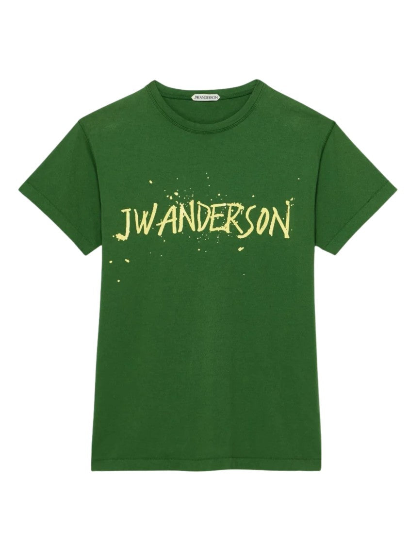 J. W. Anderson Graphic Logo Paint Splatter T-Shirt