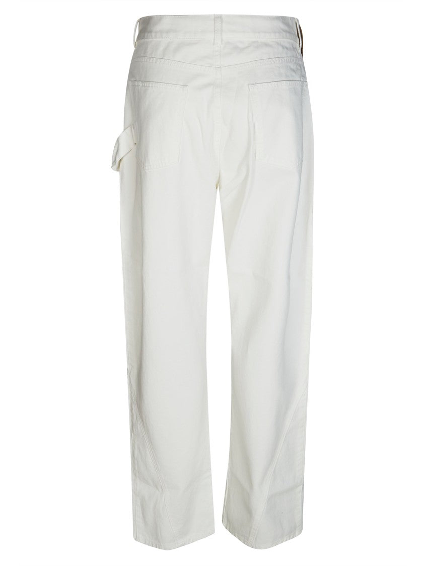 J. W. Anderson High-Waisted Utility Wide-Leg Workwear Jeans