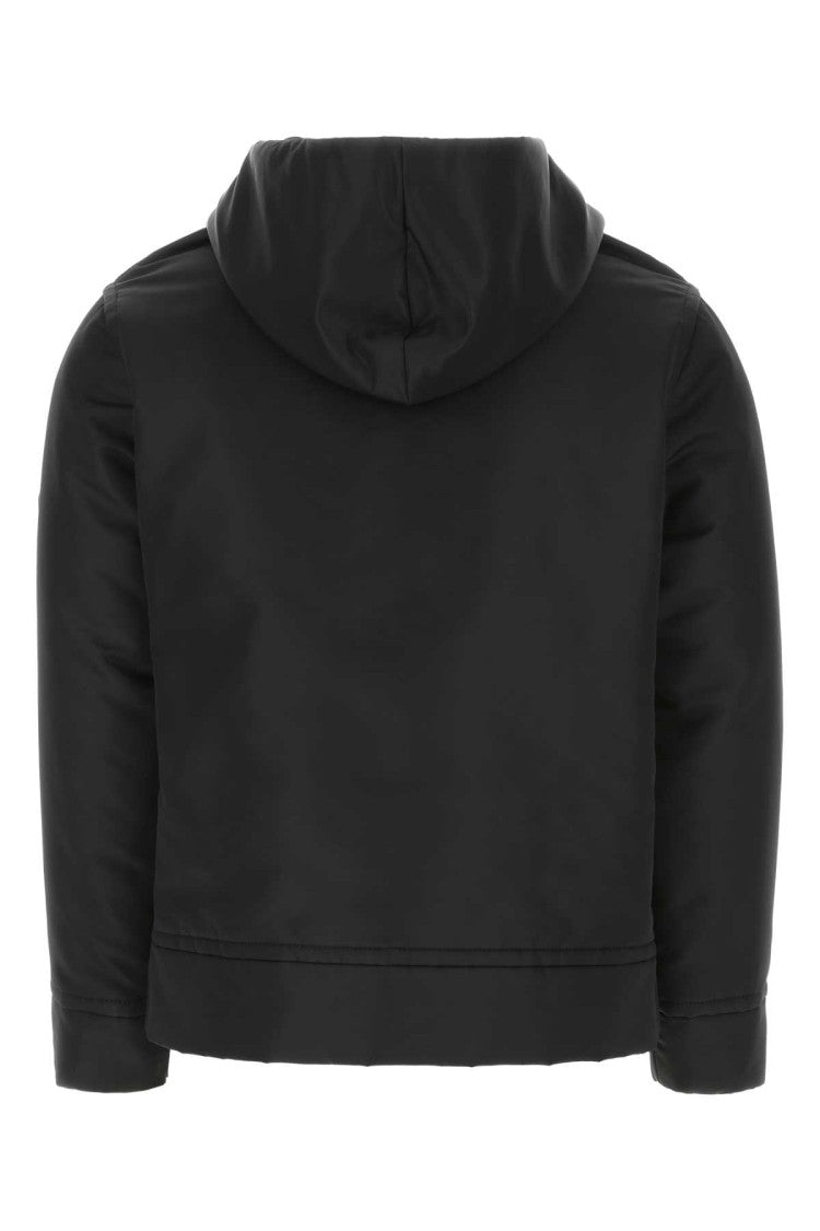 Valentino Garavani Black Nylon Sweatshirt