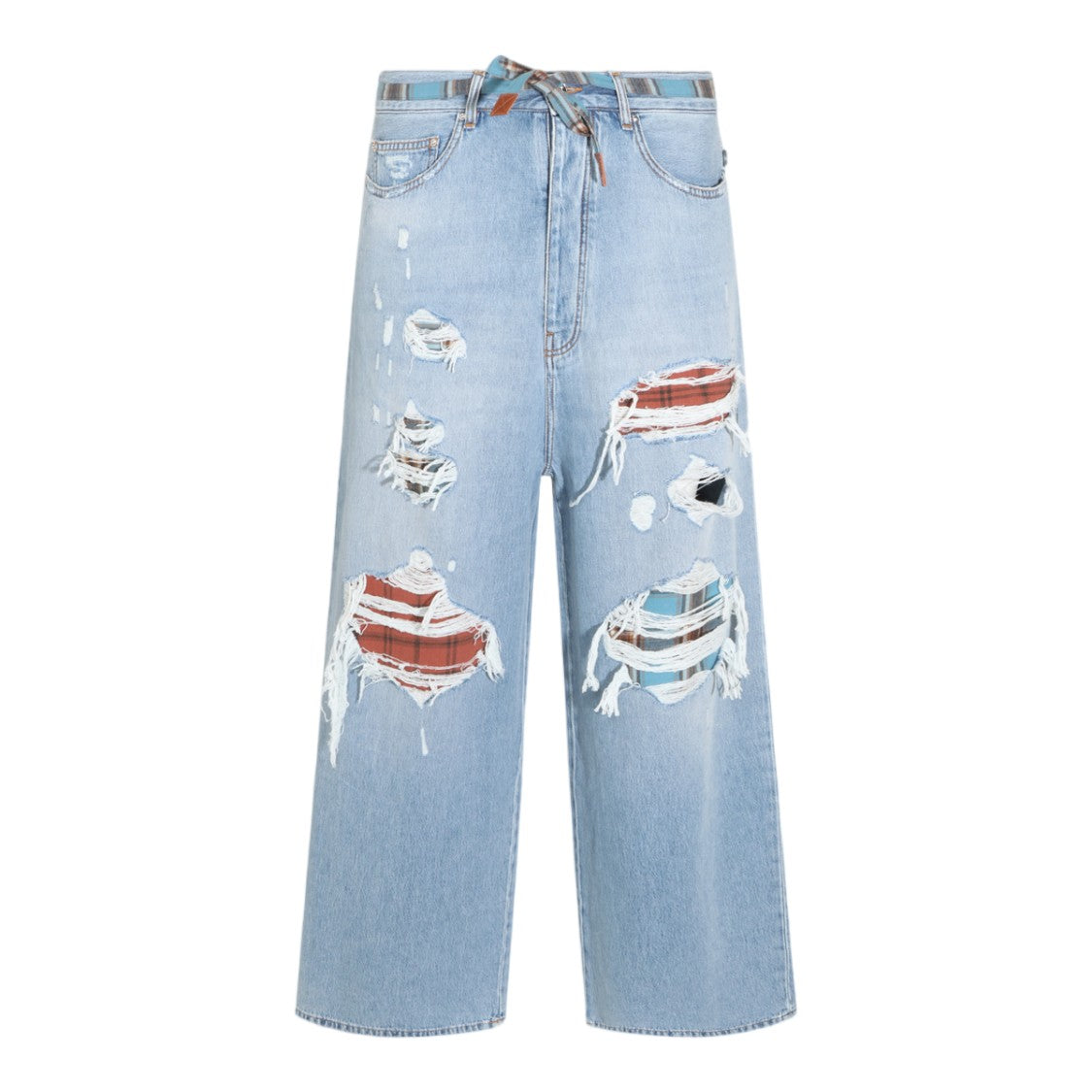 Amiri Light Blue Wide-Leg Denim Jeans