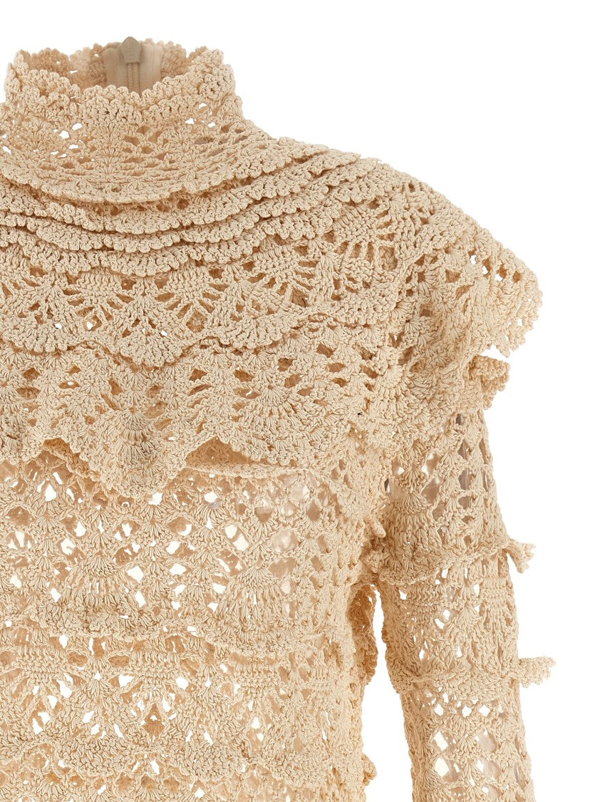 Zimmermann 'Hypnotic Hand Crochet' Sweater