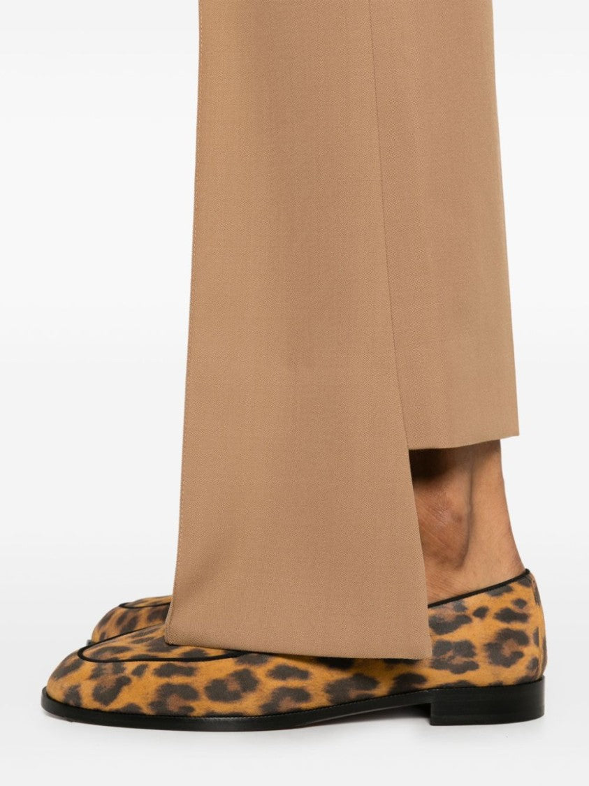 Chloé Pintuck Bootcut Trousers