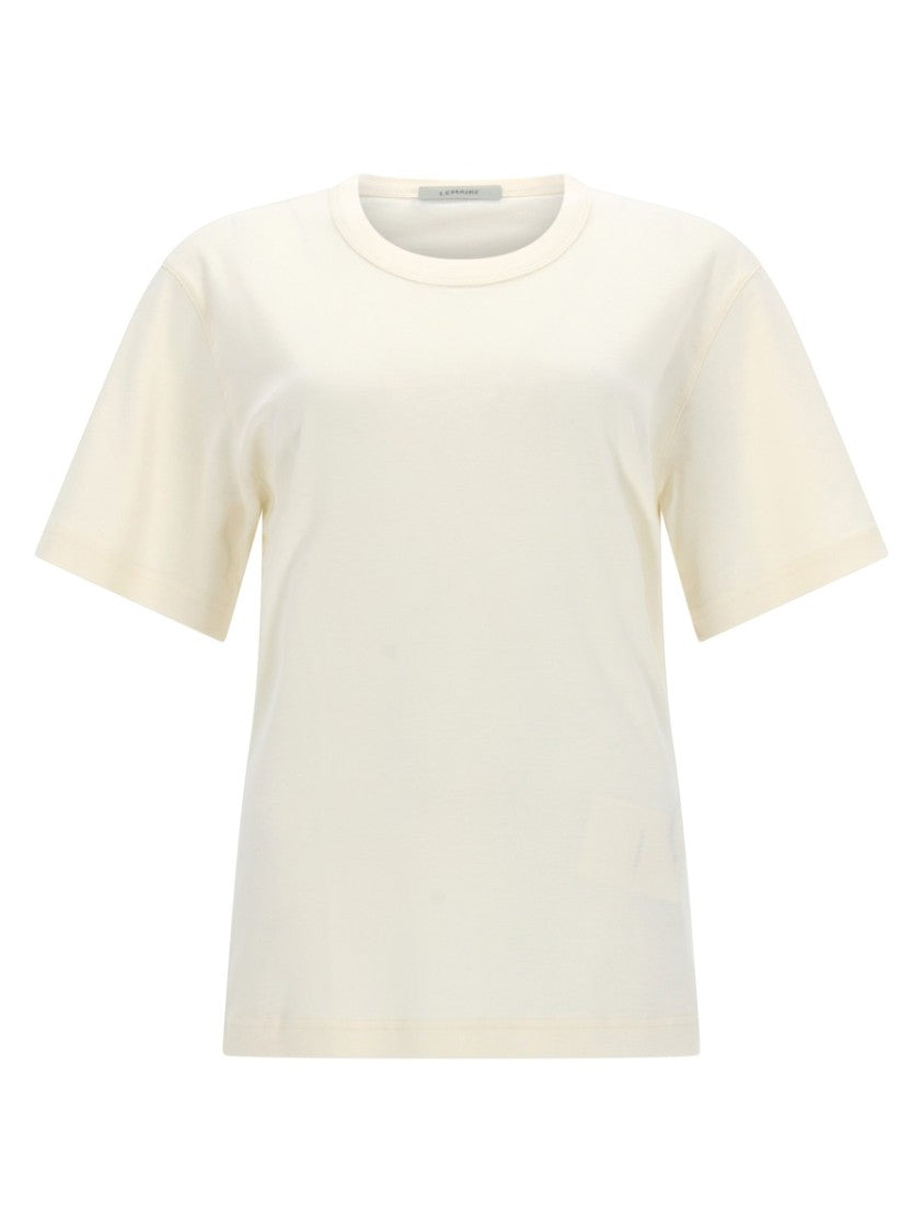 Lemaire Rib Minimalist Classic Crew Neck Cotton T-Shirt