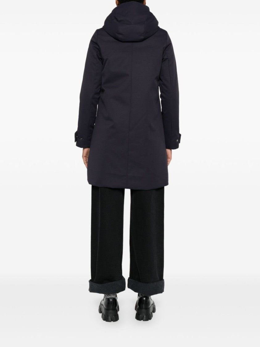 Save The Duck Mid-Length Coat With High Collar