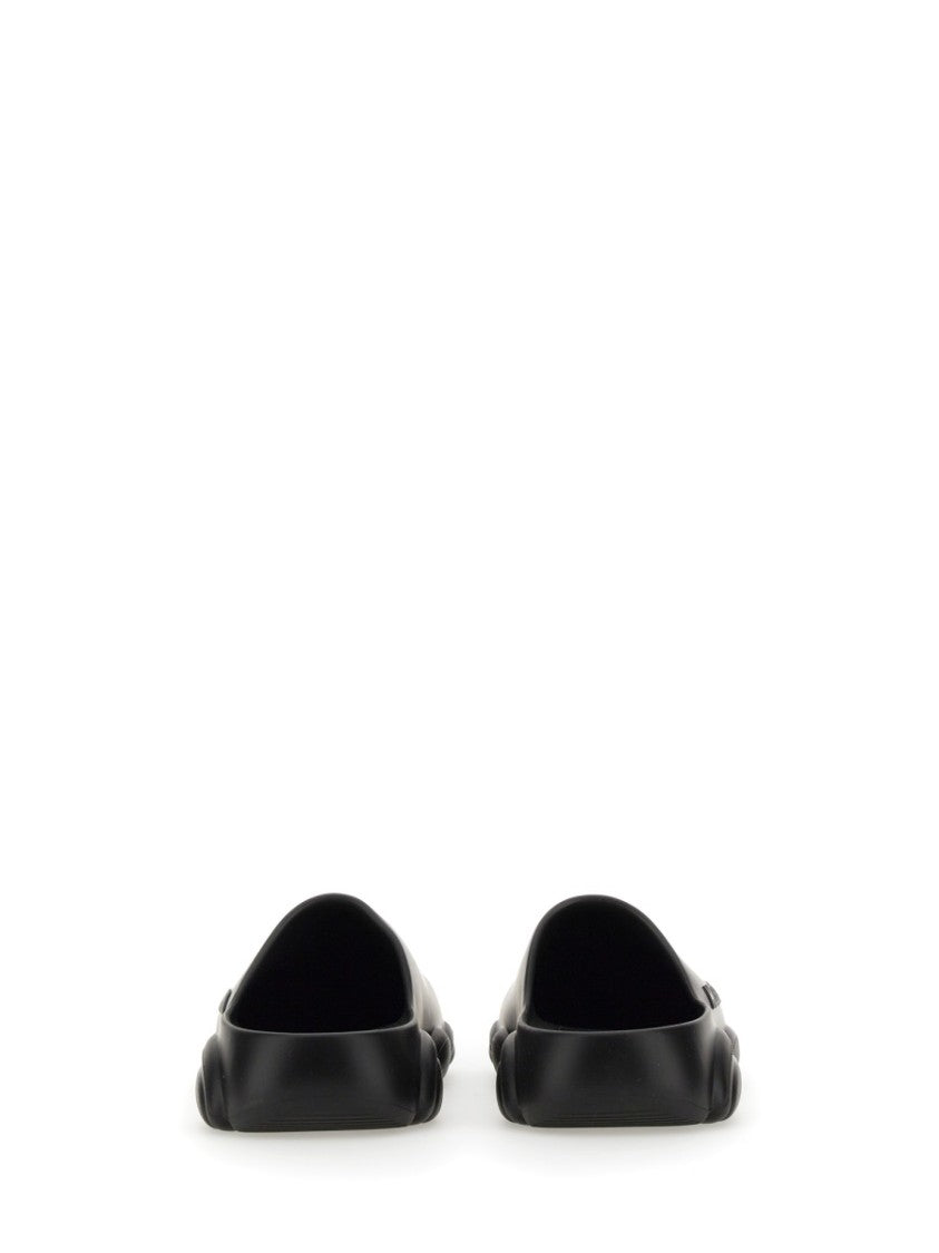 Moschino Rubber Teddy Sole Mules