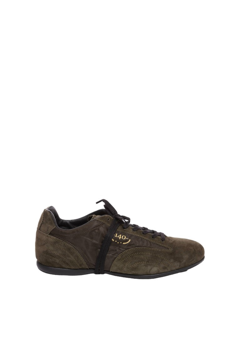 Pantofola D'oro Blue Suede Nylon Vibram Sole Sneakers