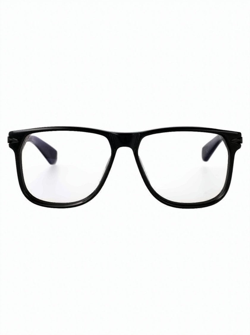 Jacques Marie Mage Rectangular Eyeglasses With Black Acetate