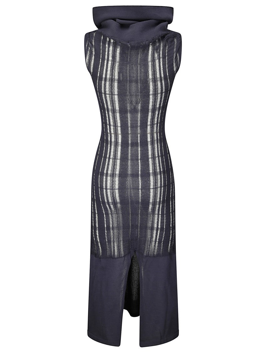 Our Legacy Long Sleeveless Dress With Wide Turtleneck