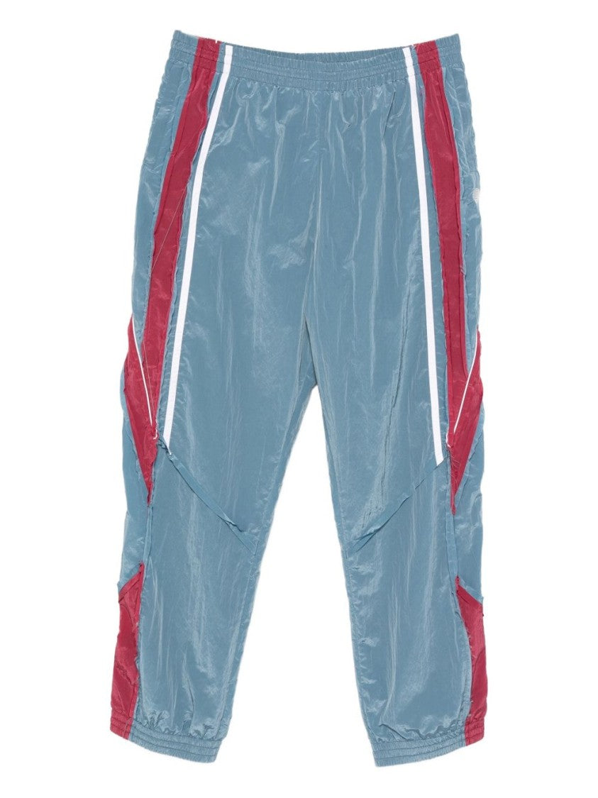 Martine Rose Layered Design Casual Pants With Bold Stripes