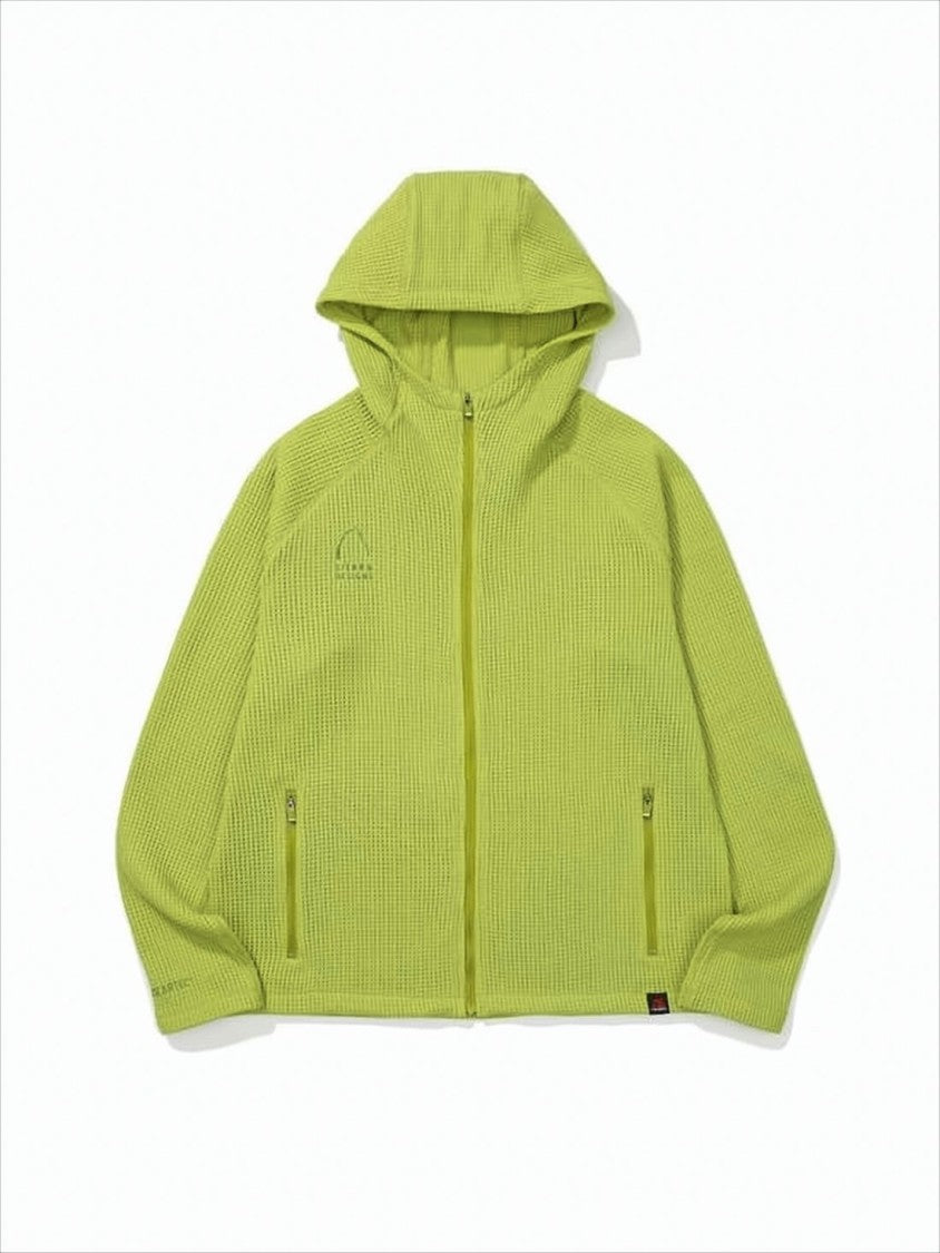 Sierra Designs Textured Hooded Jacket With Front Zipper