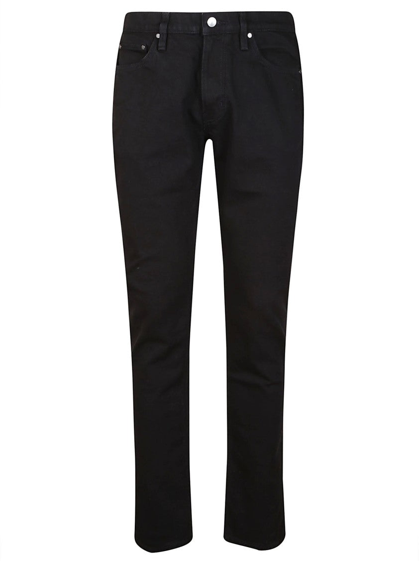 Michael Kors Straight-Leg Black Denim Pants