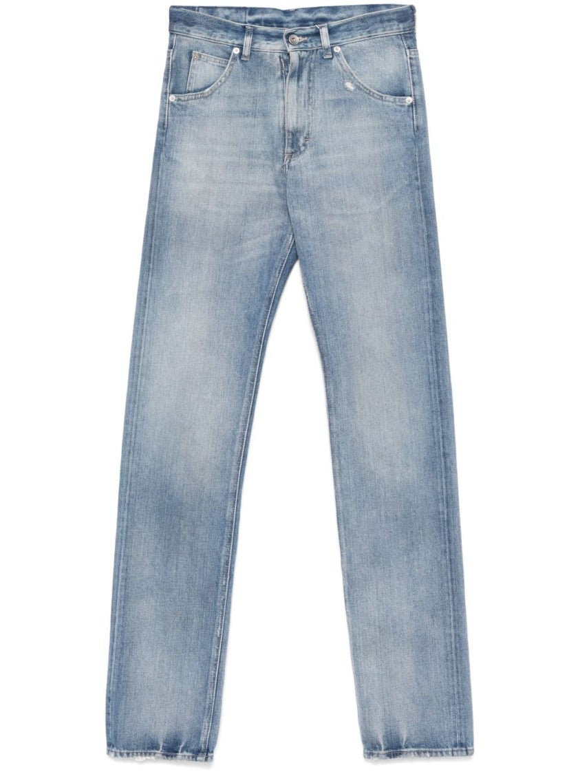 Maison Margiela Faded Light Blue Slim Fit Jeans