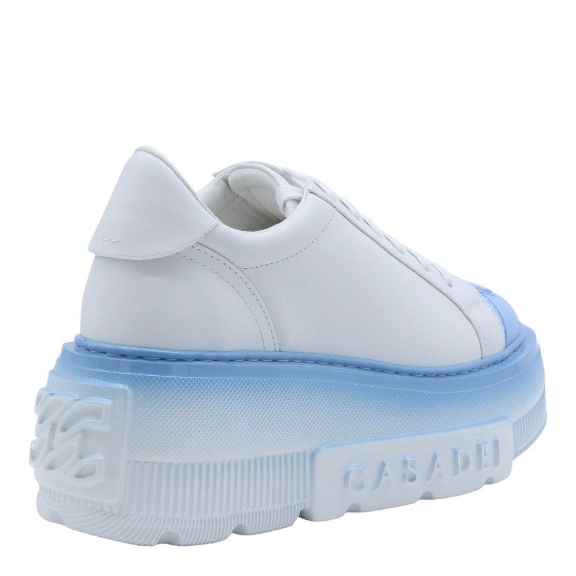 Casadei White Sneakers With Classic Silhouette