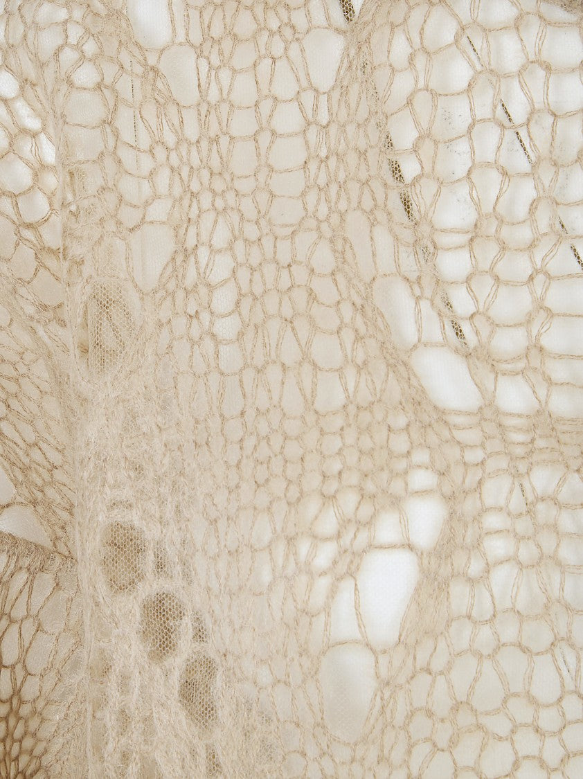 Fabiana Filippi Contemporary Mohair Bomber Jacket