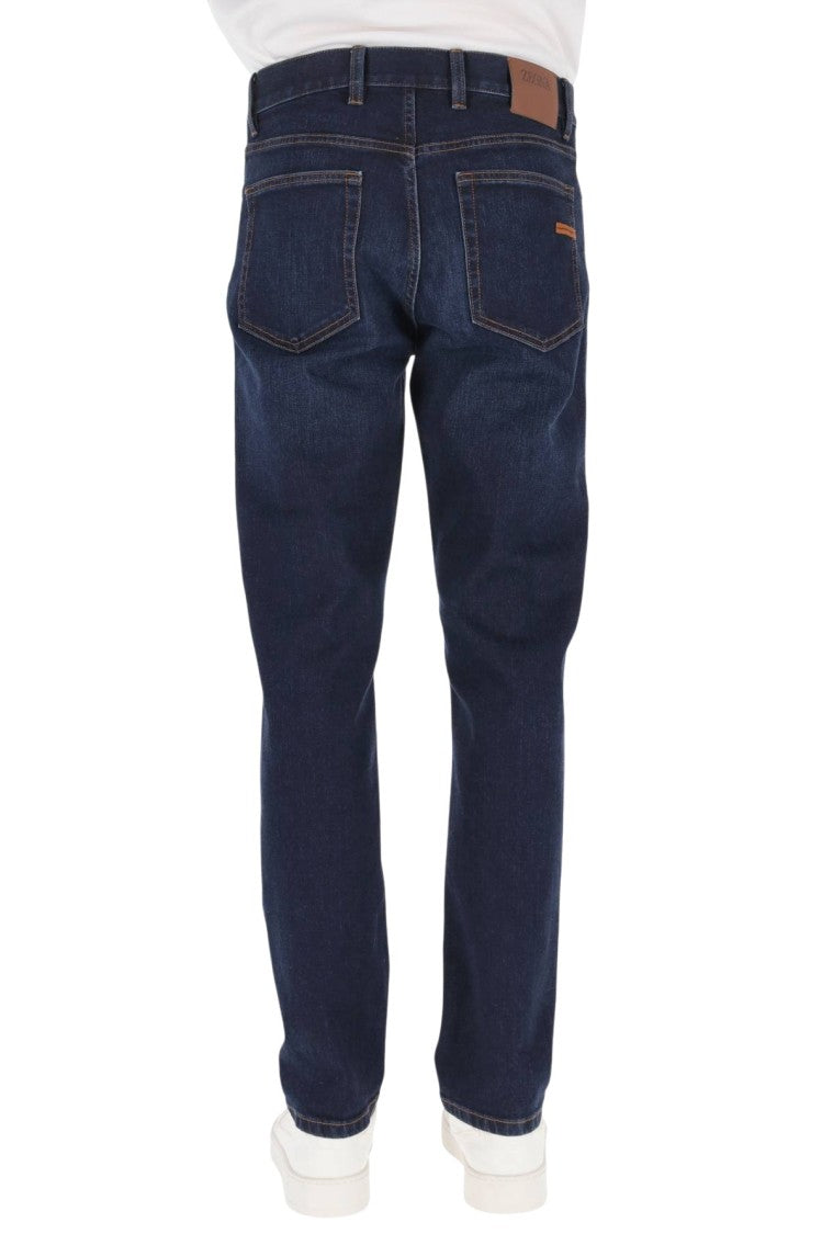 Zegna Straight-Leg Denim Jeans With Refined Indigo Finish