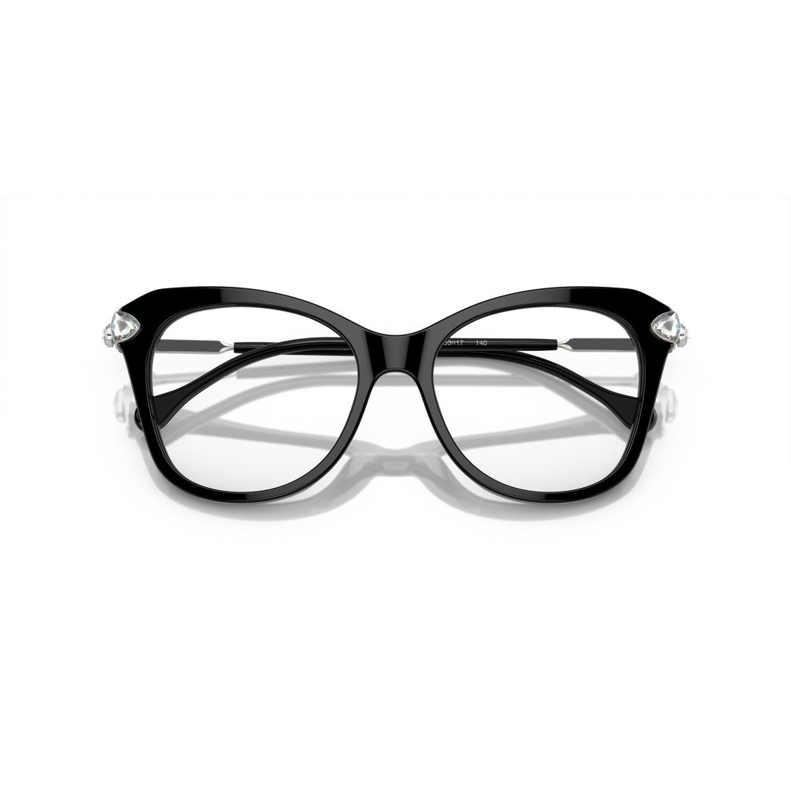 Swarovski 0Sk2012 Oversized Cat-Eye Eyeglasses With Crystal Embellishments