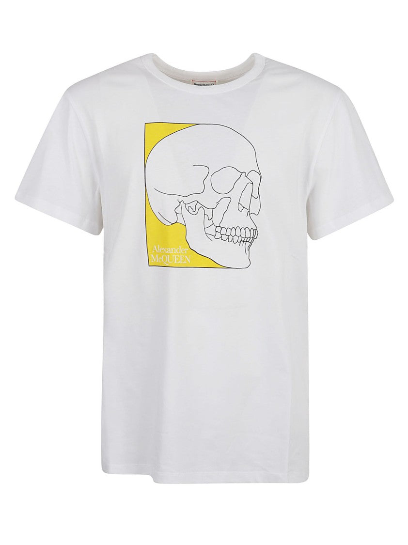 Alexander Mcqueen Crew-Neck T-Shirt With Striking Skull Graphic