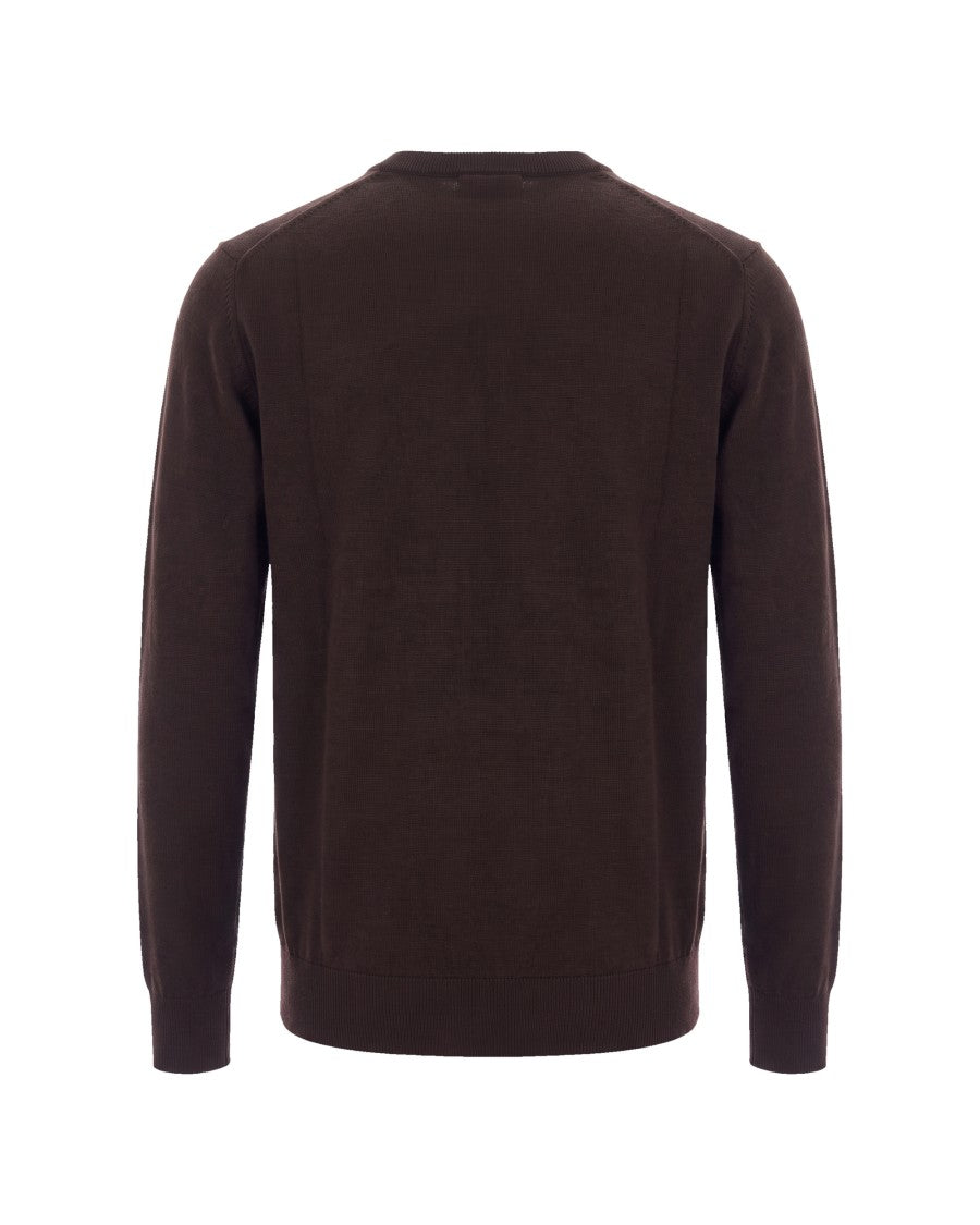 Paolo Pecora Crewneck Wool-Silk-Cashmere Sweater