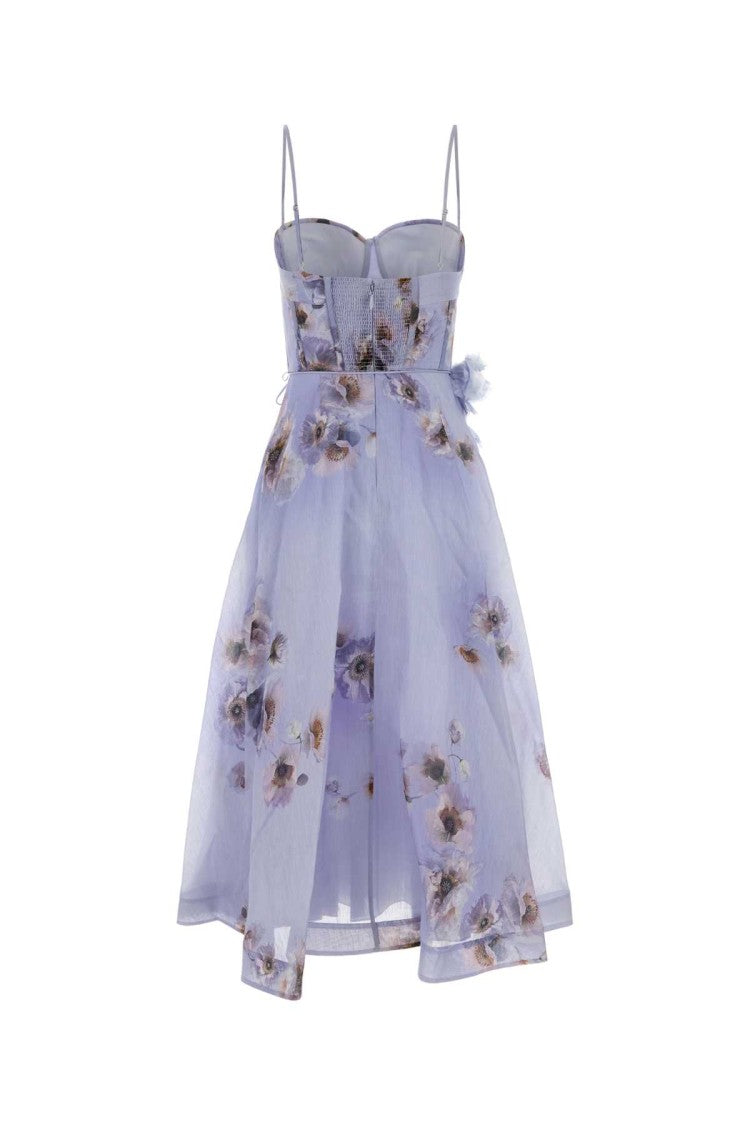 Zimmermann Printed Linen Blend Hypnotic Dress