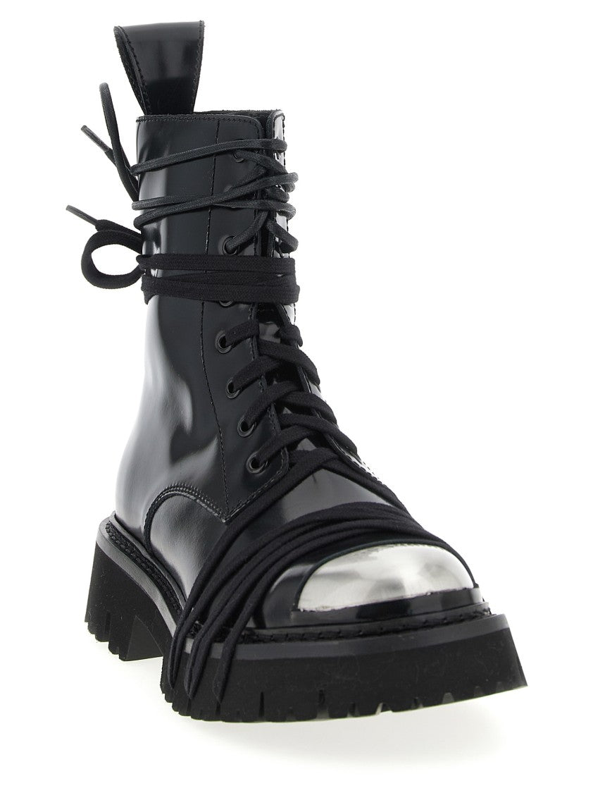 Moschino 'Combat' Combat Boots