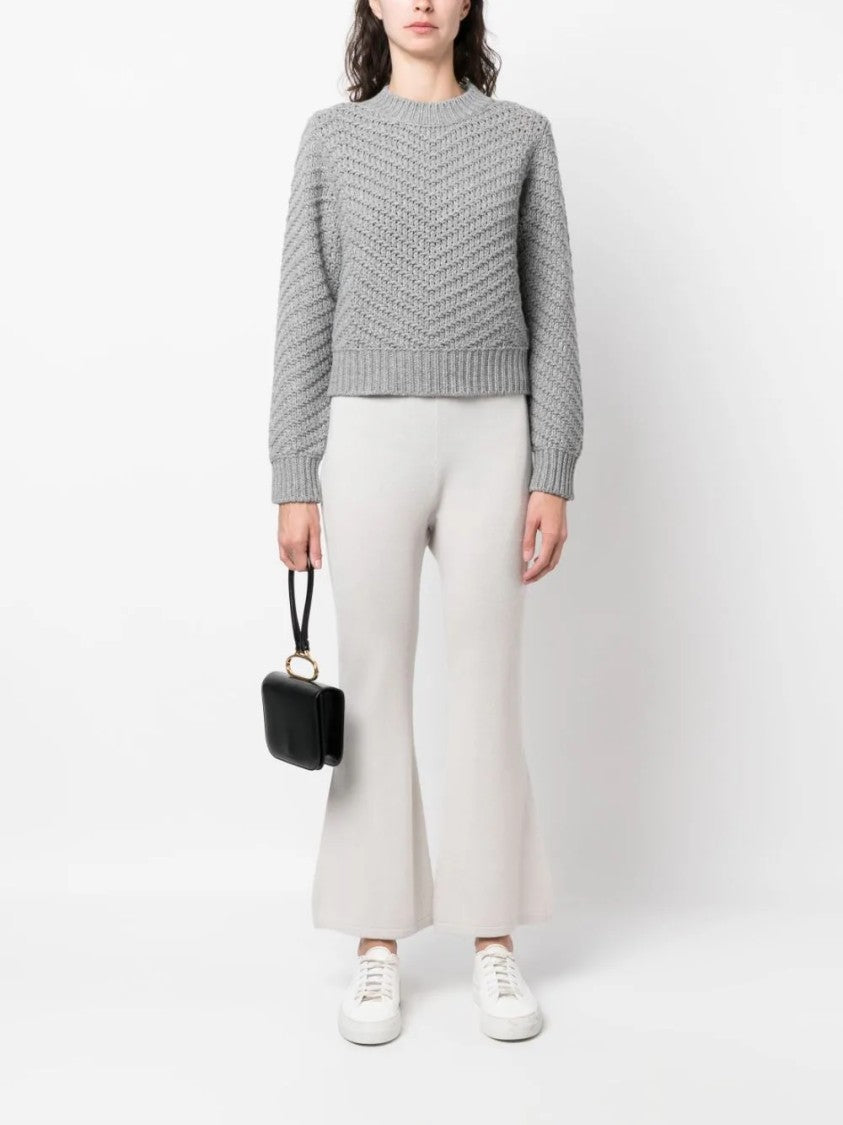 Fabiana Filippi Textured Chevron Knit Top