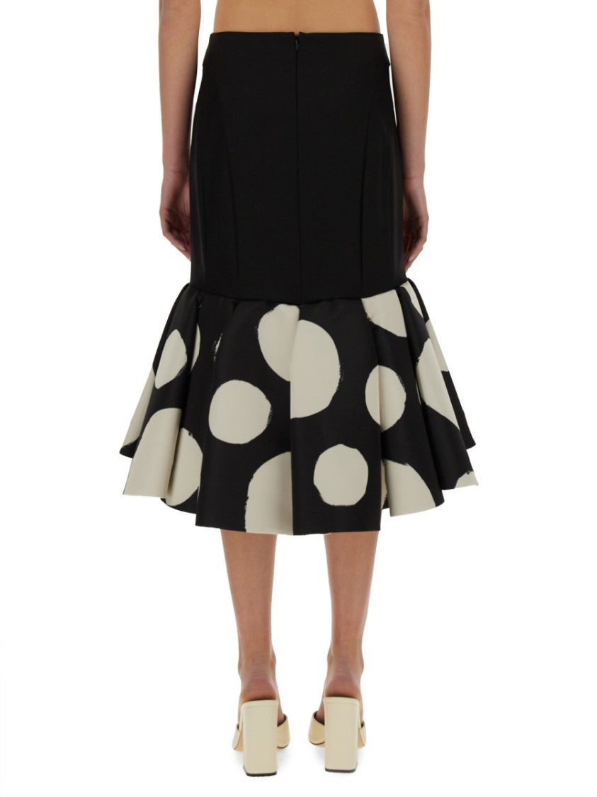 Nina Ricci Midi Skirt With High Waist