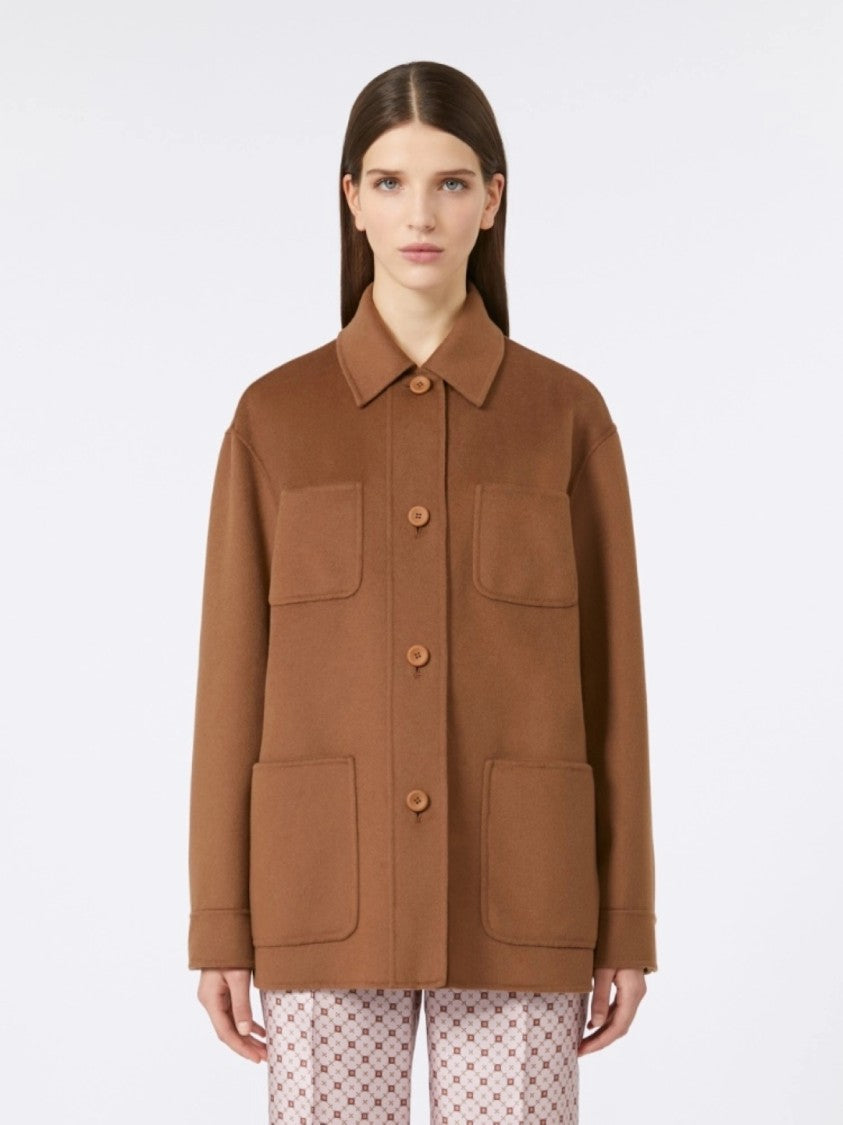 Max Mara Camel Brown Relaxed Fit Jacket