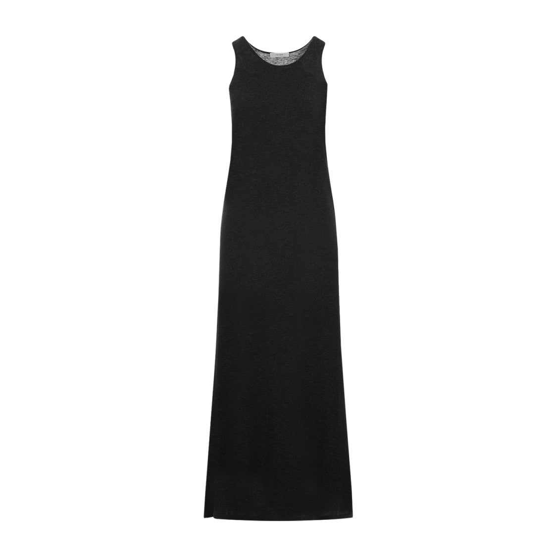 The Row Dark Grey Melange Cotton Farissa Dress