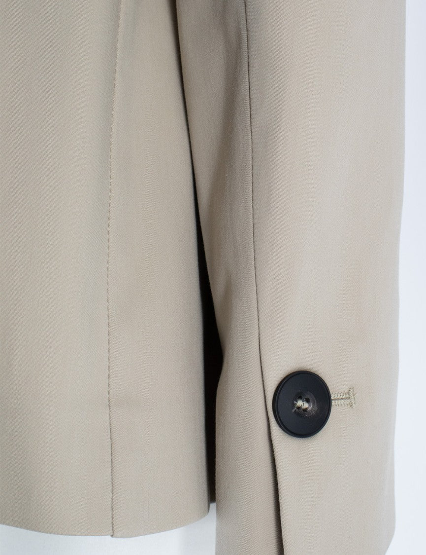 Antonelli Double-Breasted D.Beige Jacket With Elegant Lapels