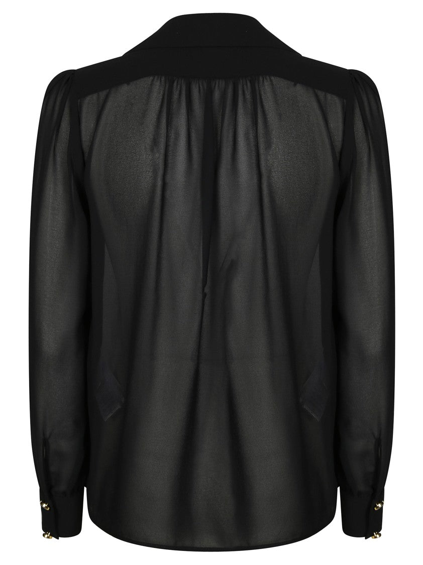 Elisabetta Franchi Lightweight Blouse With Classic Collar