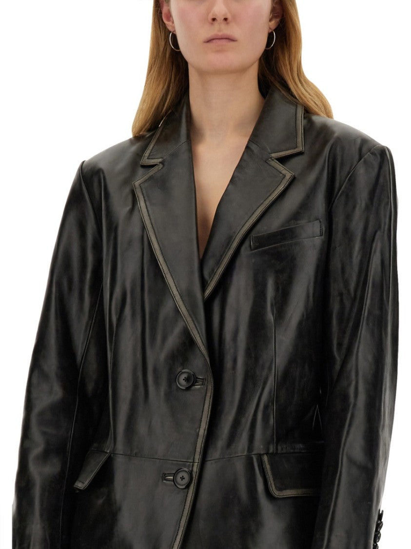 Stand Studio Dark Brown Liara Blazer