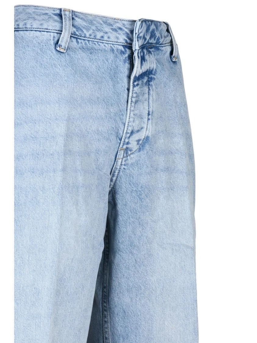 Calvin Klein Jeans Light Blue Cotton Rigid Jeans