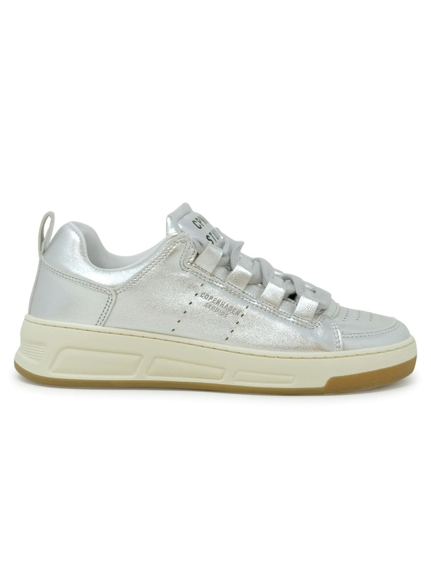 Copenhagen Lea Silver Leather Sneakers