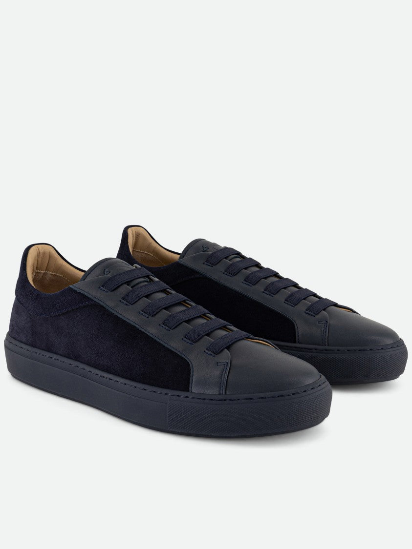 Born Outside Low-Top Sneakers With Suede Side Panels And Rubber Sole