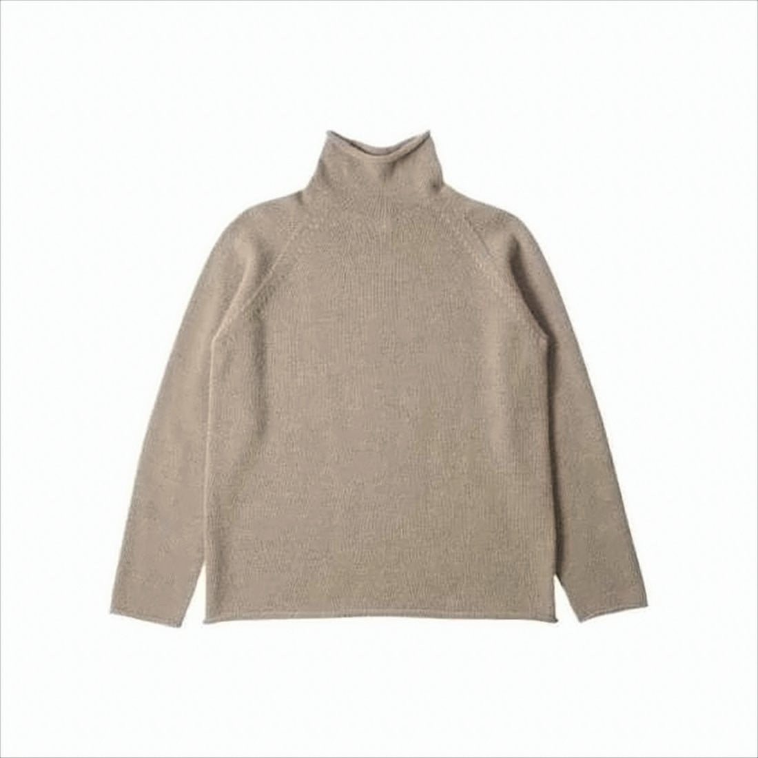 Margaret Howell High Turtleneck Wool Sweater With Raglan Sleeves