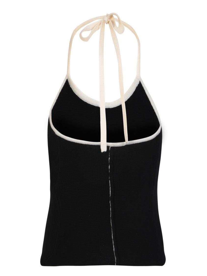 Sunnei Halterneck Black Top