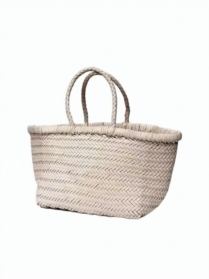 Dragon Diffusion Structured Woven Calf Leather Tote Bag
