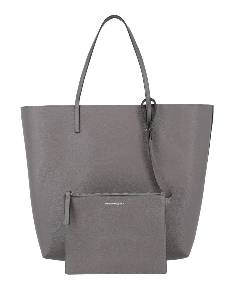 Alexander Mcqueen Large Skull Leather Shopper