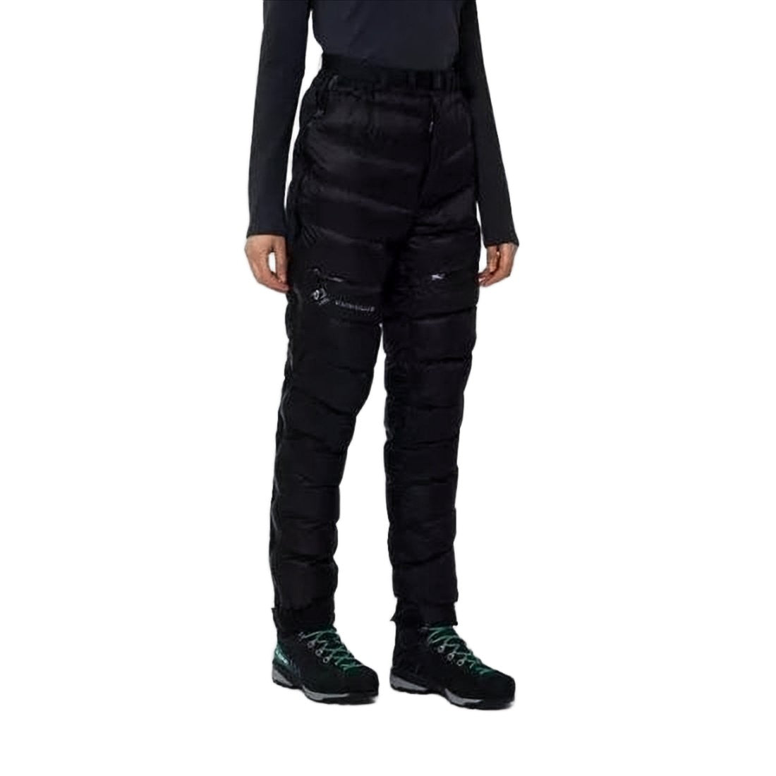 Cumulus Quilted Black Straight Pants