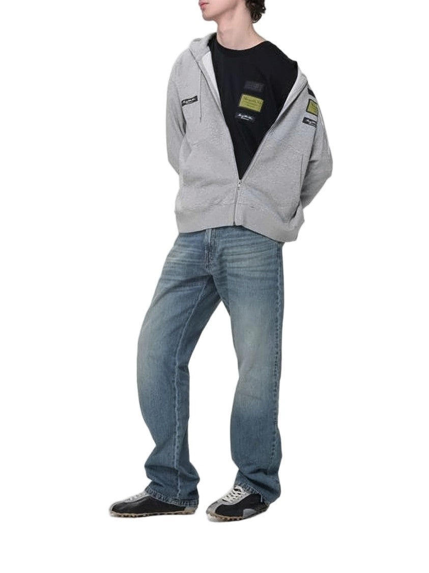 Mm6 By Maison Margiela Relaxed Fit Denim Pants With Vintage Wash