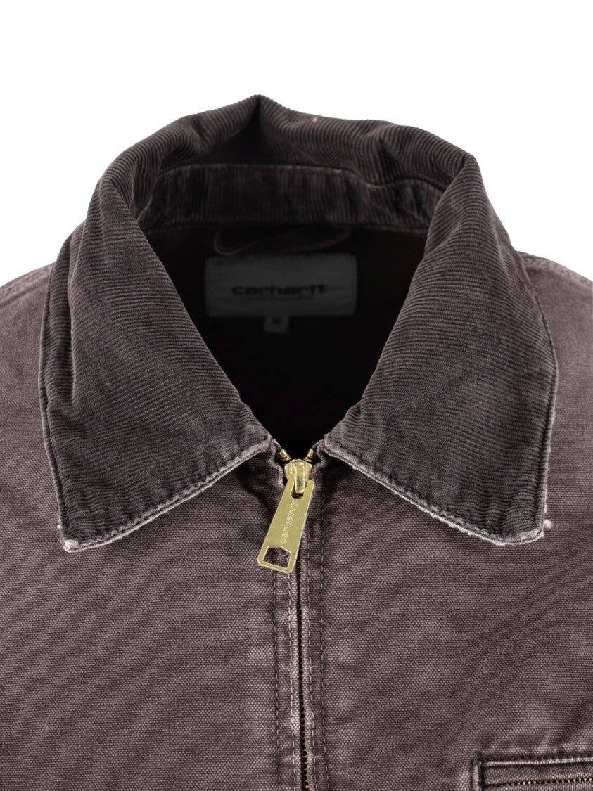 Carhartt Wip Brown Og Detroit Organic Cotton Jacket