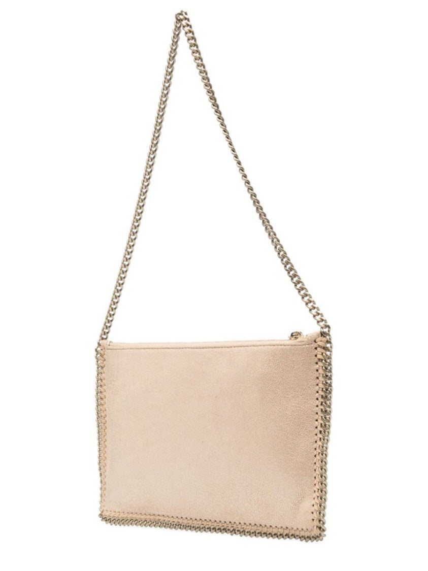 Stella Mccartney Neutrals Falabella Chain Trim Handbag