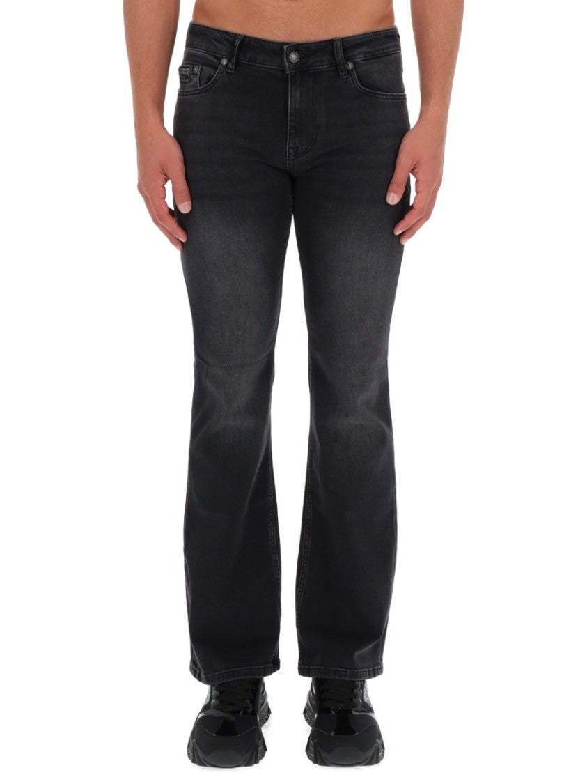 Versace Jeans Couture Washed Black Slim Jeans