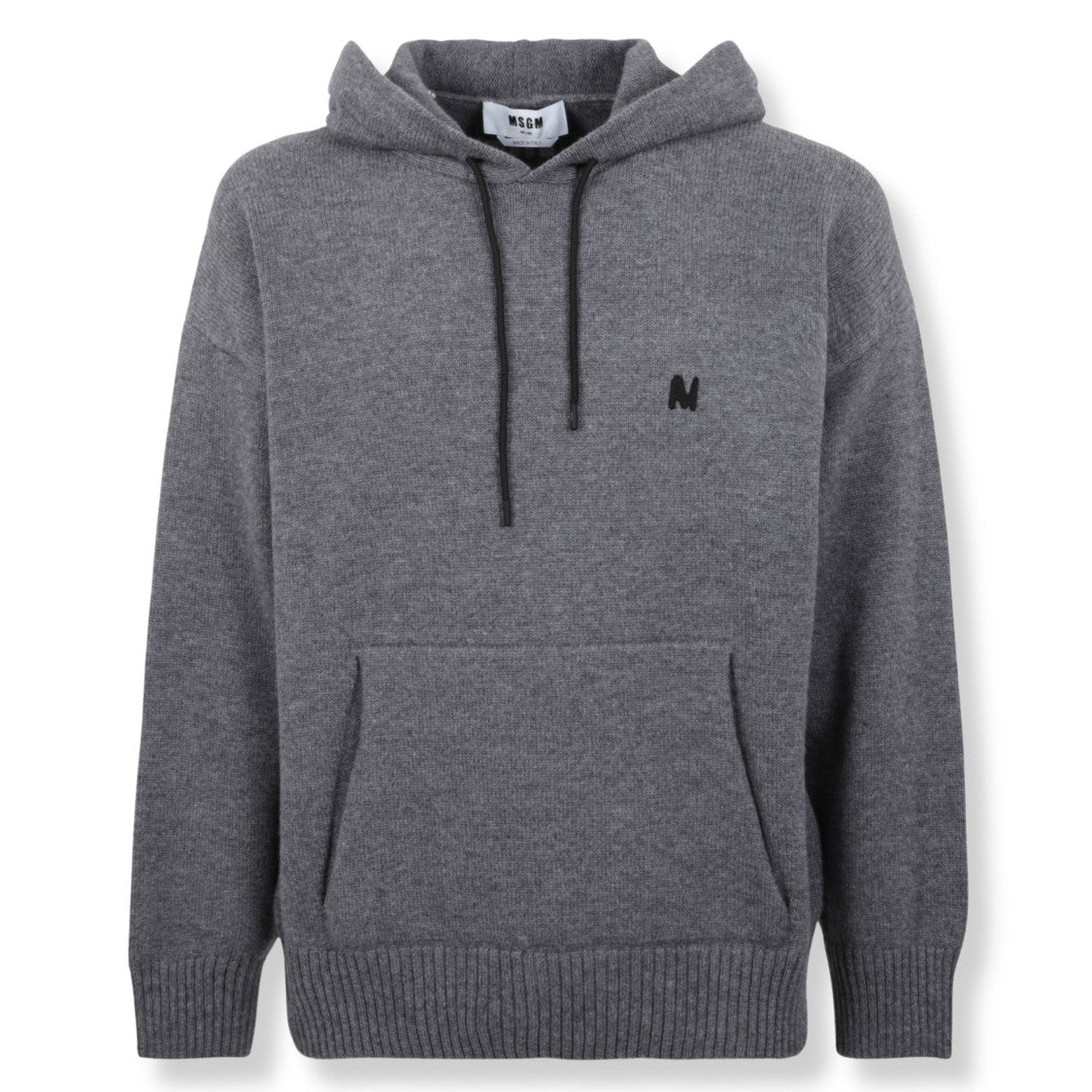 Msgm Timeless Knit Sweater In Wool And Silk Blend