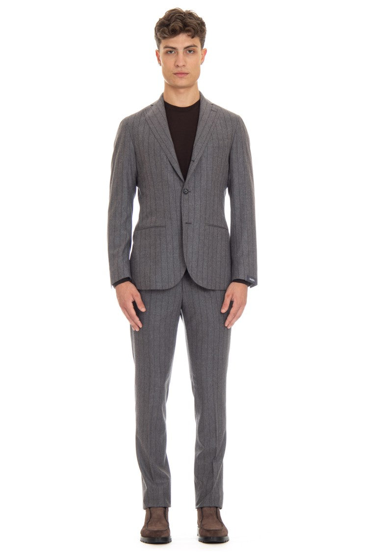 Barba Comfort Wool Pinstripe Suit