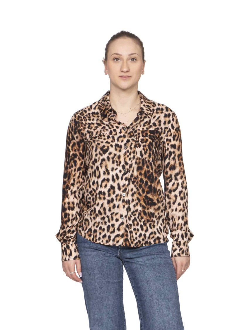 Moschino Leopard Print Tailored Shirt