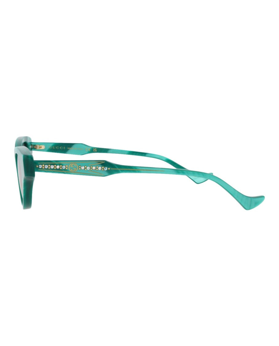 Gucci Cat Eye-Frame Recycled Acetate Sunglasses