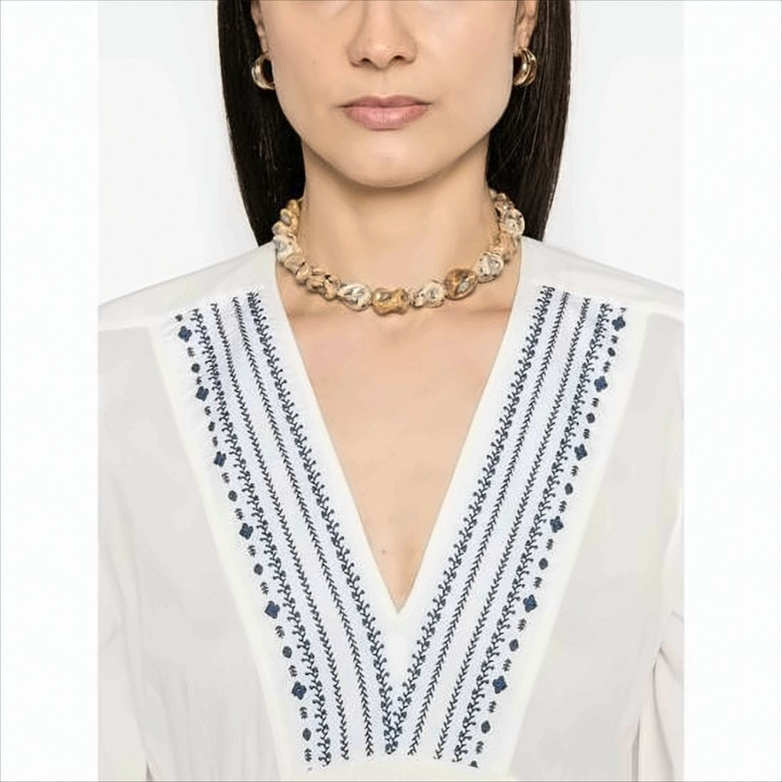 A.P.C. Flowing White Midi Dress