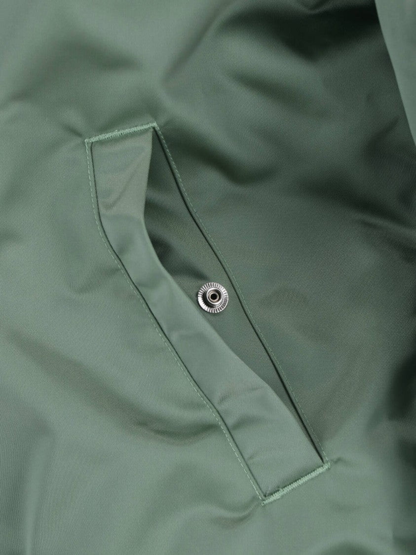 Alexander Wang Green Drawstring Collar Bomber Jacket