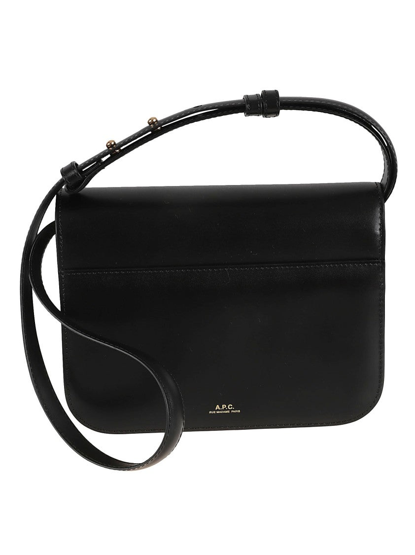 A.P.C. Structured Cowhide Leather Shoulder Bag
